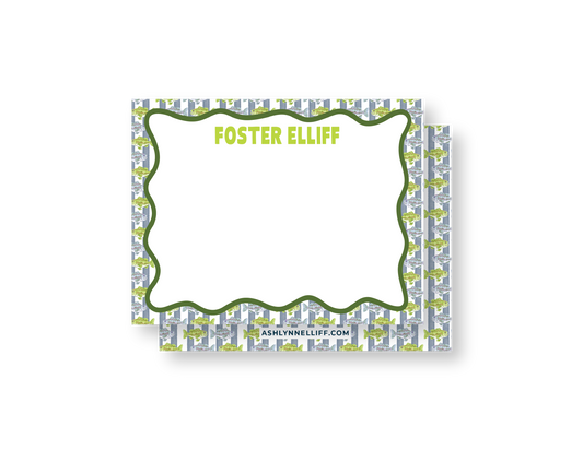 Fish & Stripes Stationery