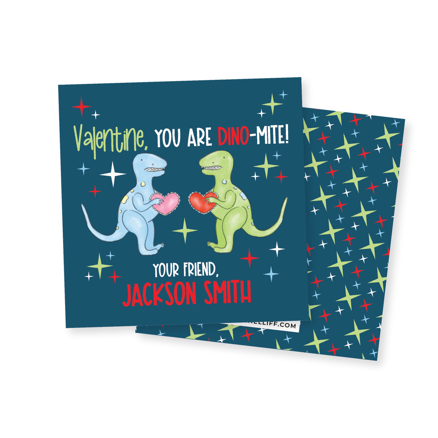 Dino-Mite Valentines Tag