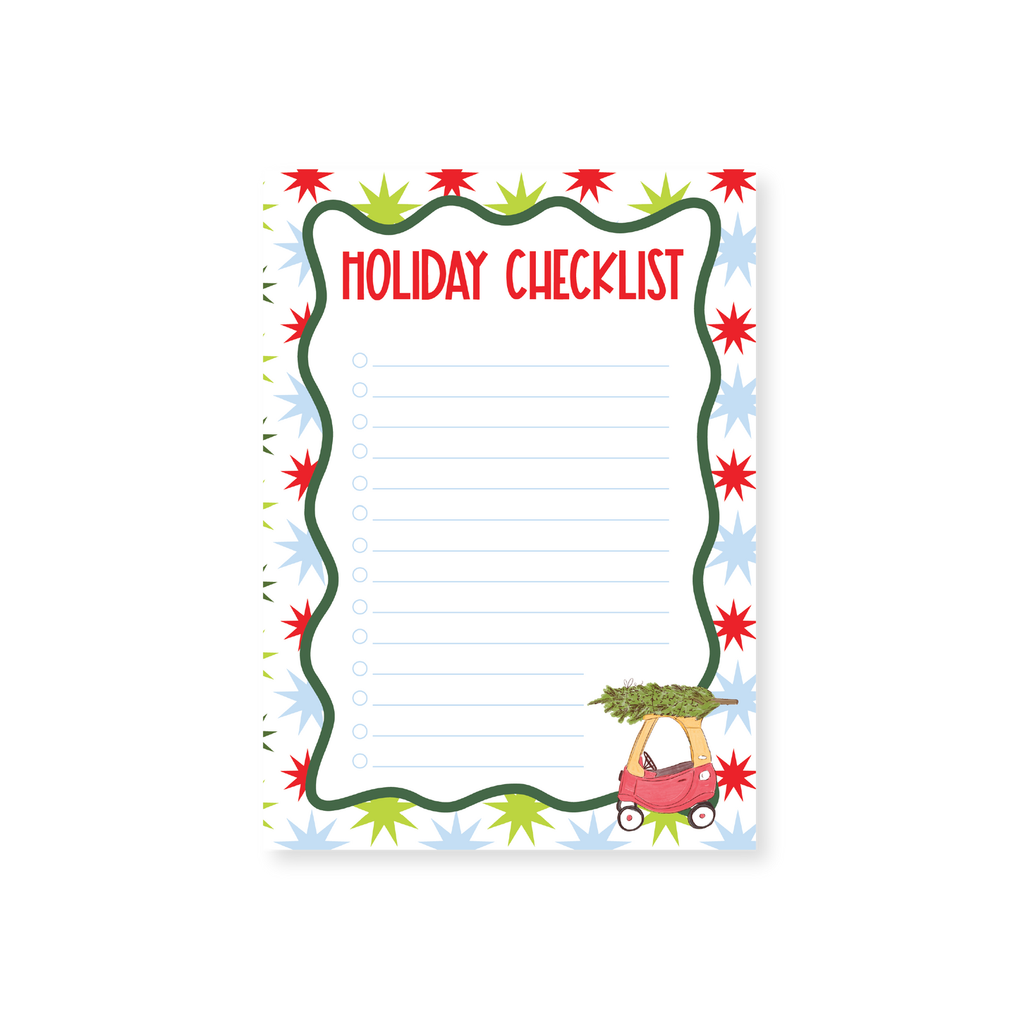 Holiday Checklist Notepad