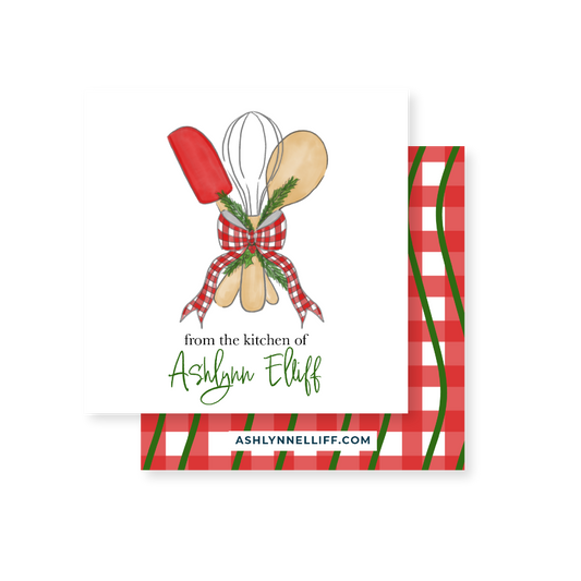 From the Kitchen of Holiday Gift Tag