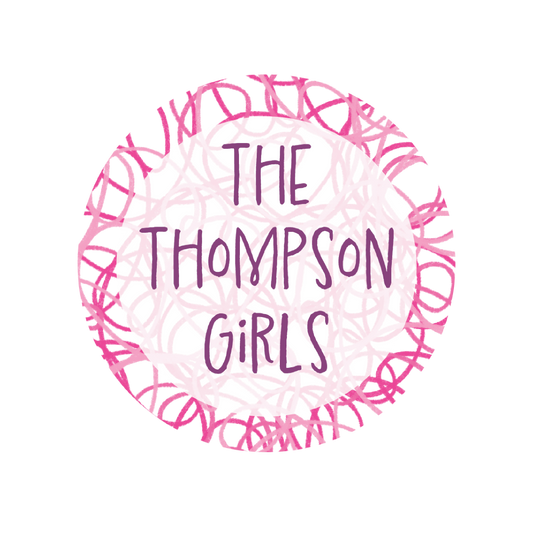 Pink Scribble Family 3 inch Stickers