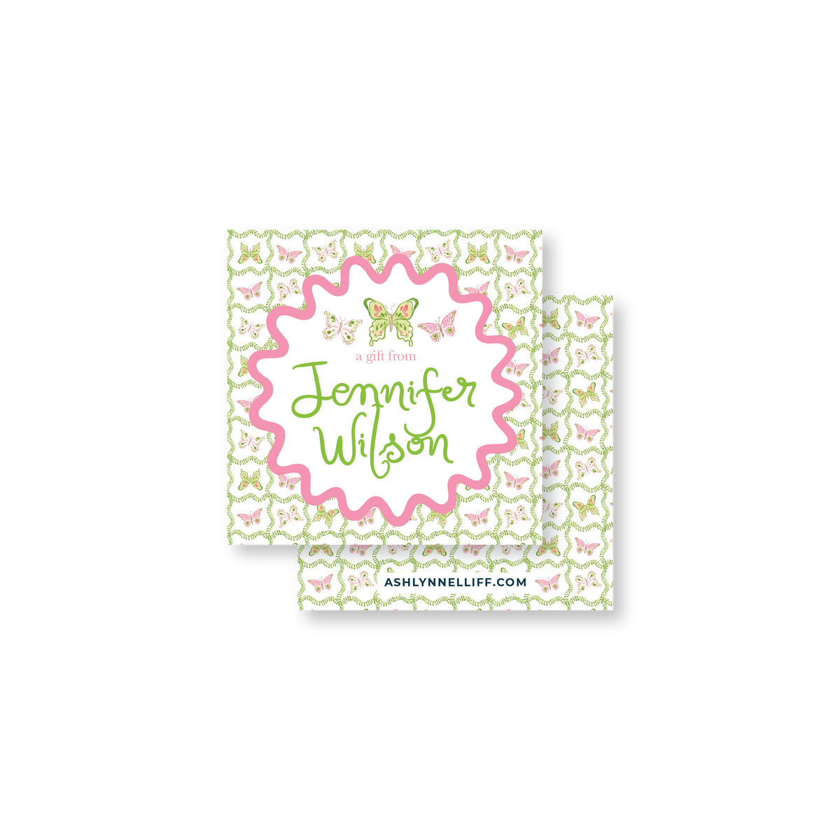 Butterflies Gift Tag