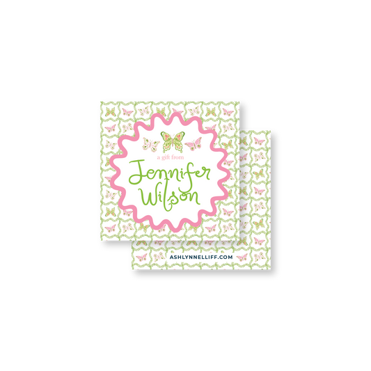 Butterflies Gift Tag
