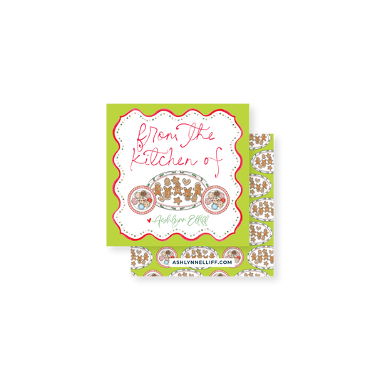 From the Kitchen of (Christmas Cookies) Gift Tag