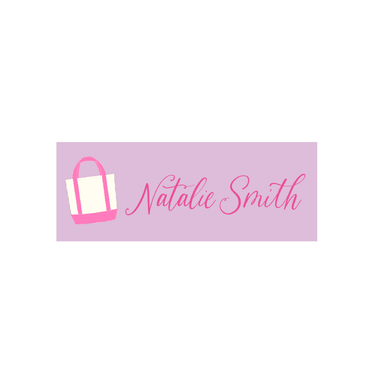 Boat Tote Name Labels
