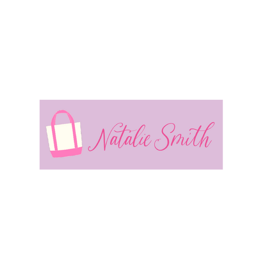 Boat Tote Name Labels