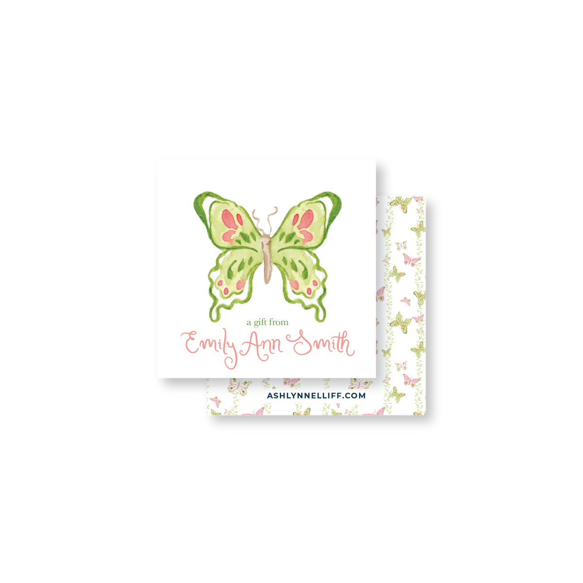 Butterfly No. 3 Gift Tag