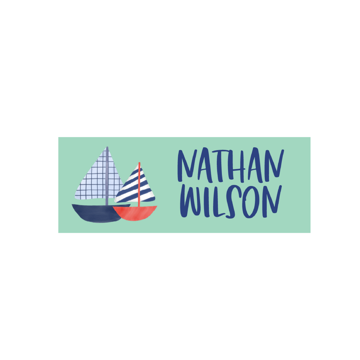 Sailboat Name Labels
