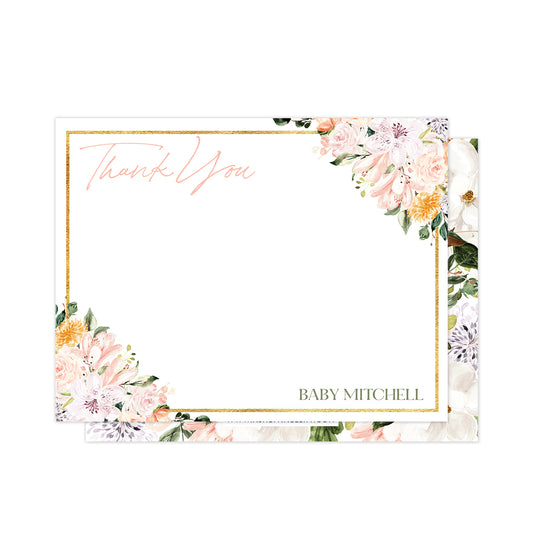 Baby in Bloom Stationery