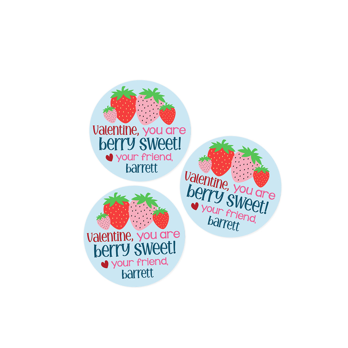 You are Berry Sweet Valentines Day Stickers