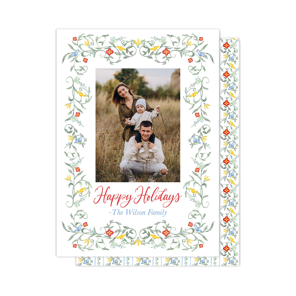 Birds Garden Christmas Cards