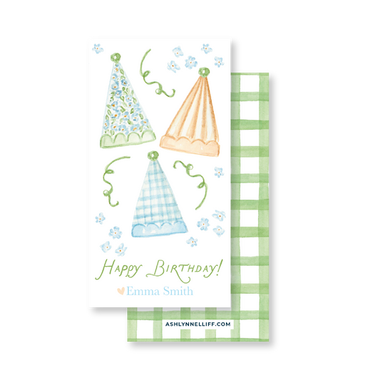 Birthday Hats Gift Tag