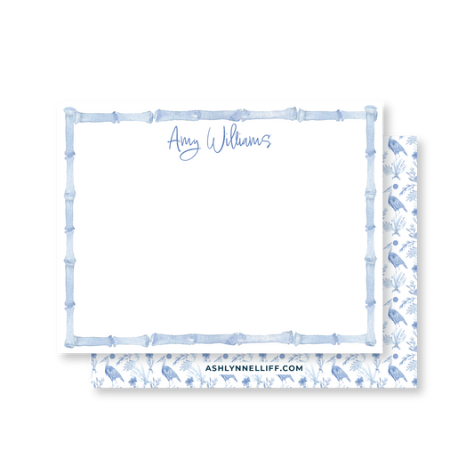 Blue Bamboo Stationery