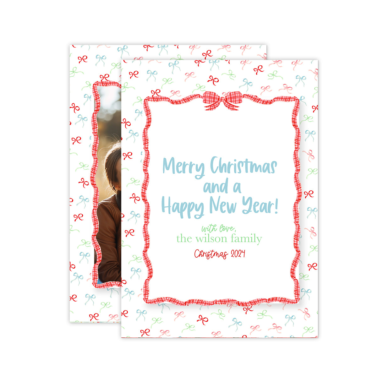 Bows Christmas Cards