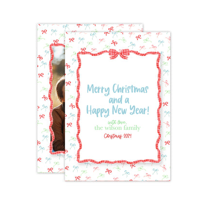 Bows Christmas Cards