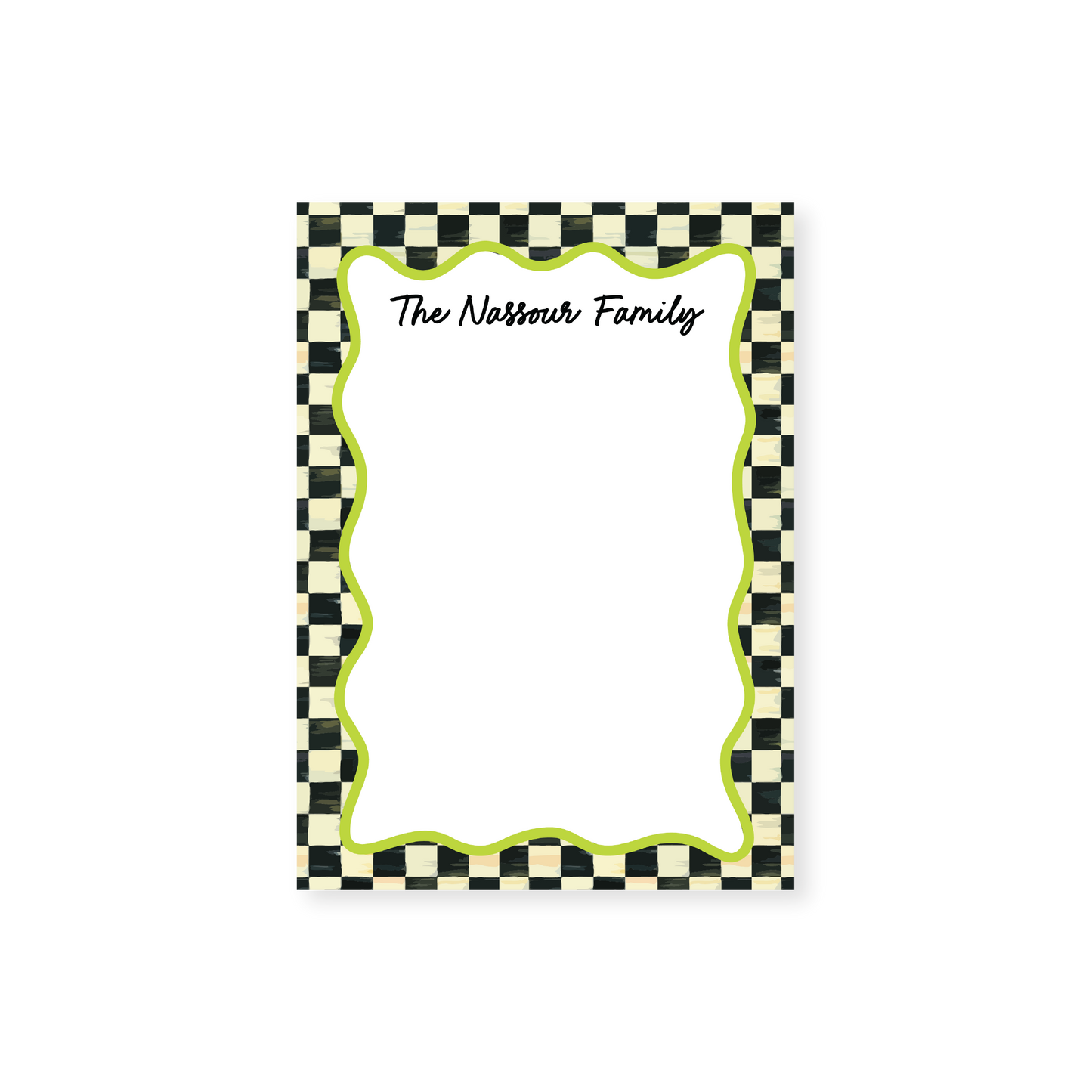 Squiggle Check Notepad