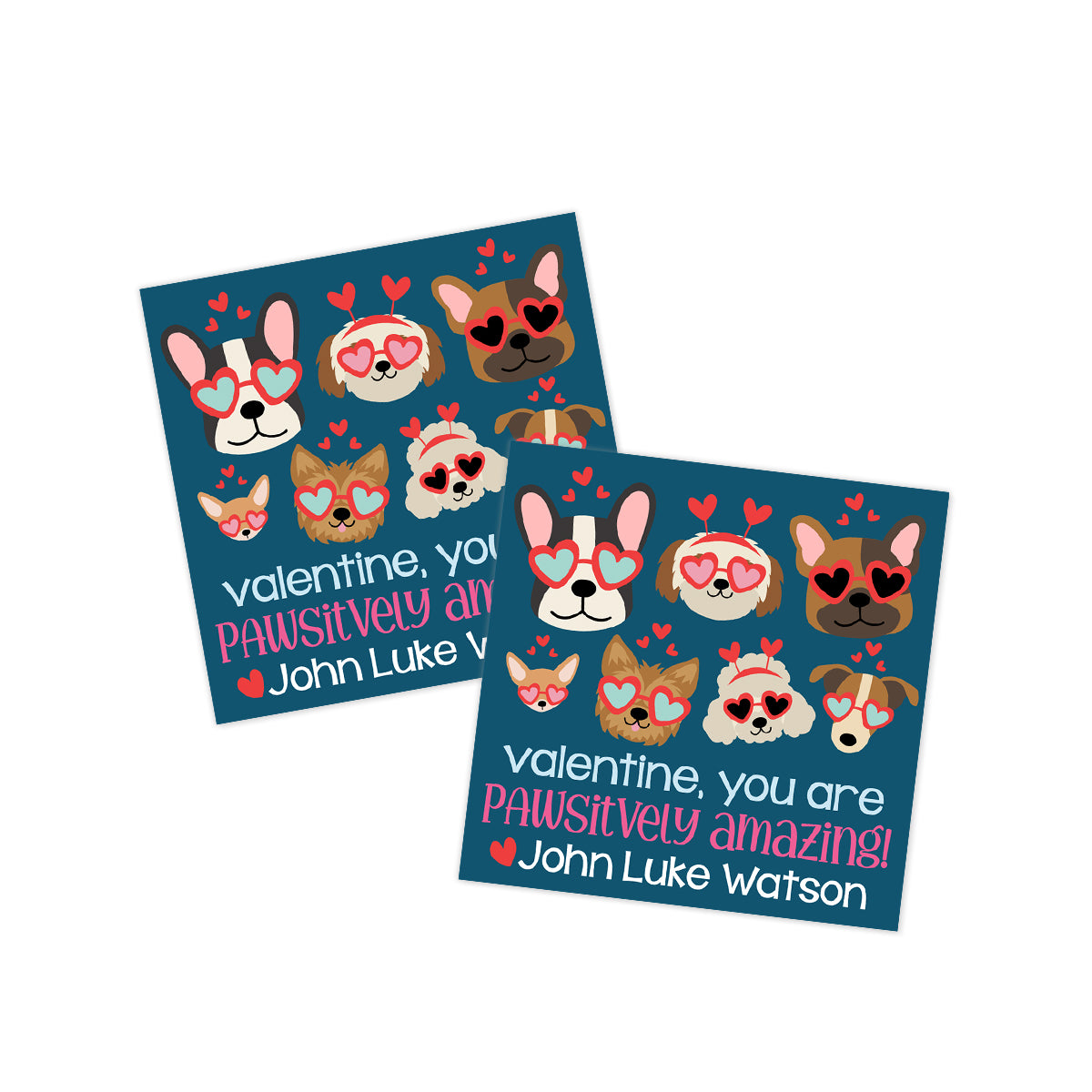 You are PAWsitively Amazing! Valentines Tag
