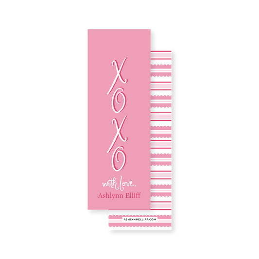 XOXO Valentines Extra Skinny Gift Tags