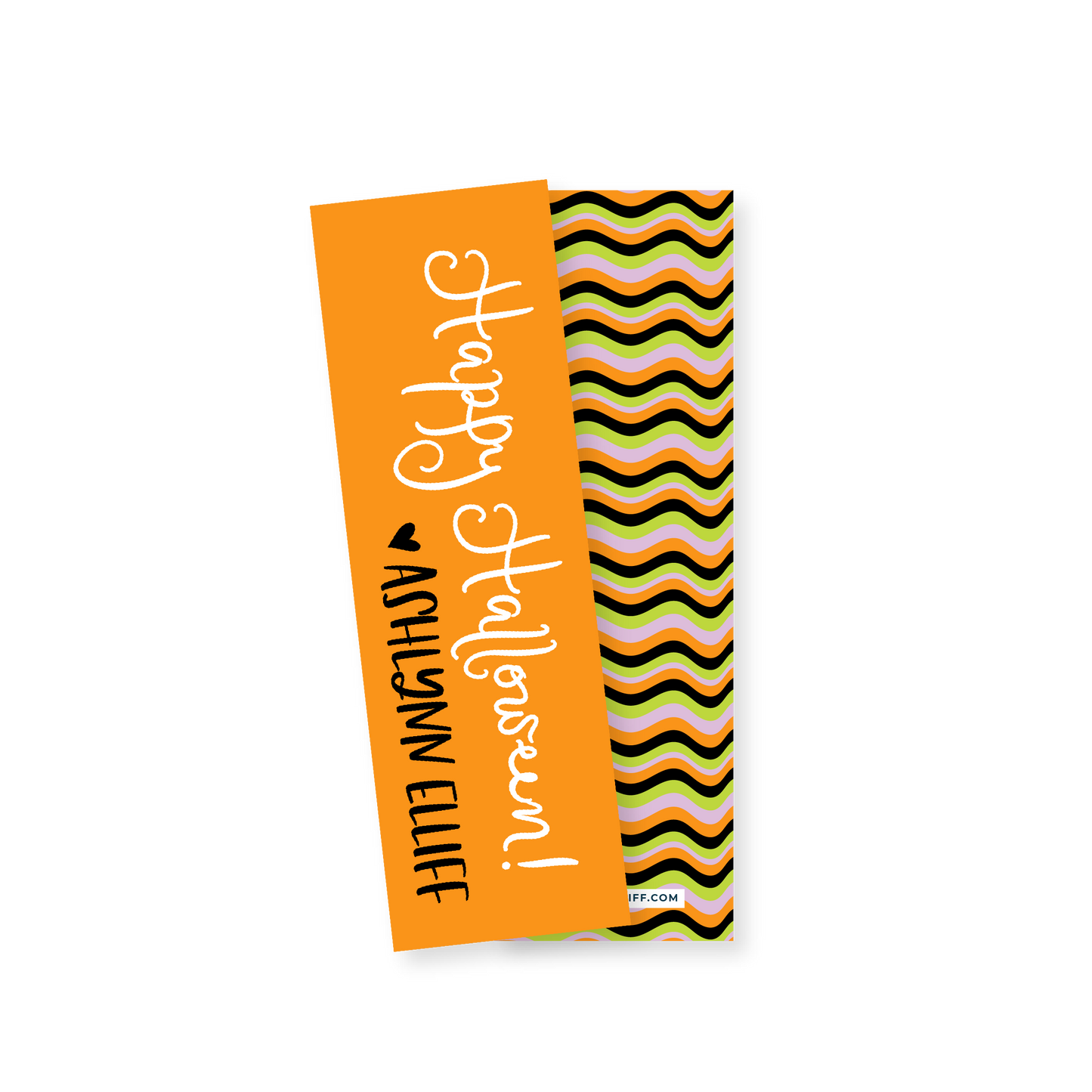Halloween Squiggle Extra Skinny Gift Tags