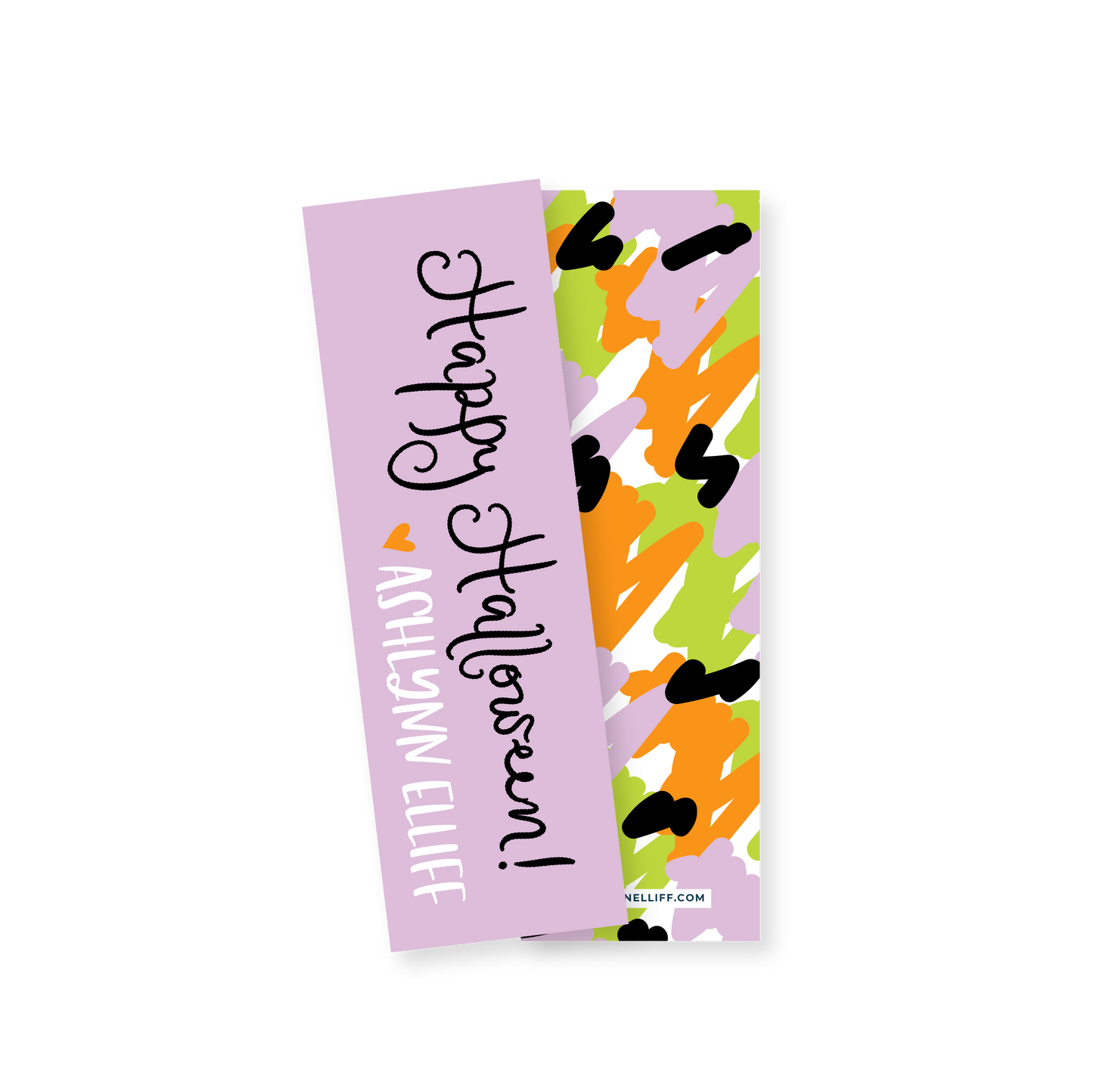Halloween Abstract Extra Skinny Gift Tags