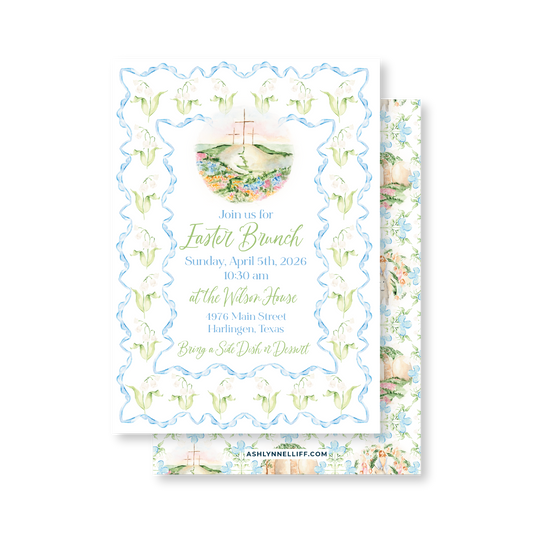 Easter Brunch Party Invitation