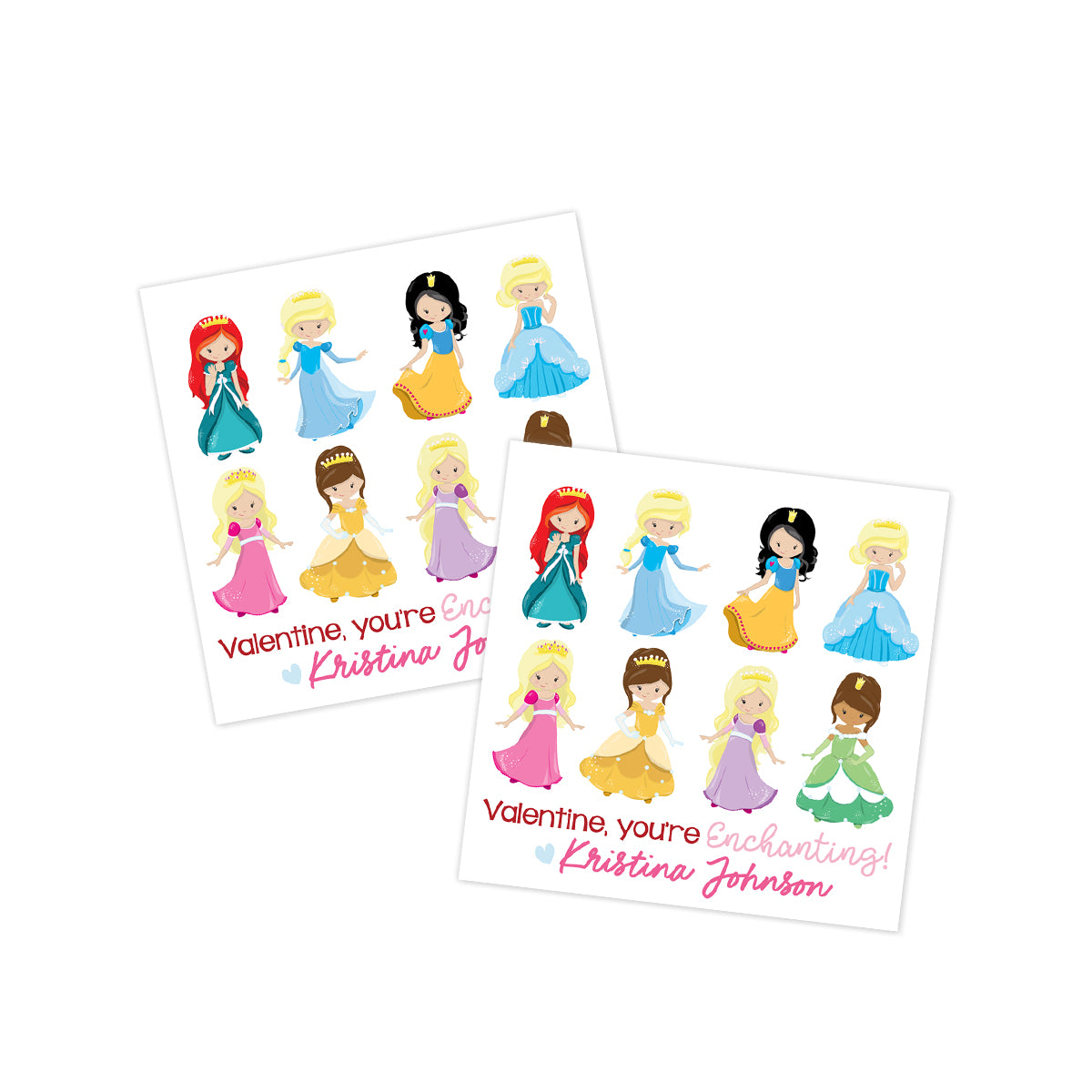 You are Enchanting (Princess) Valentines Tag