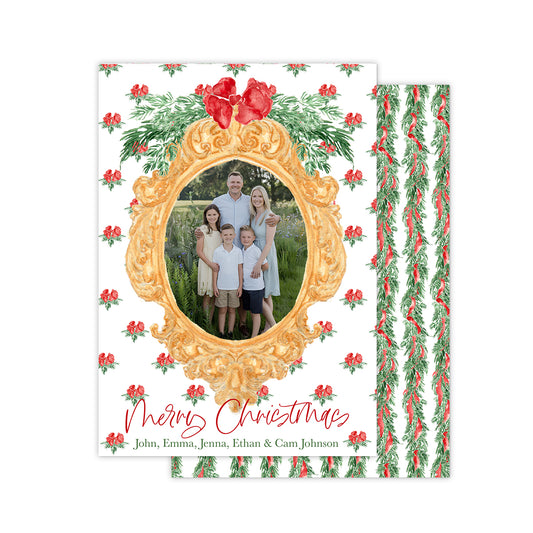 Ornate Frame Christmas Cards