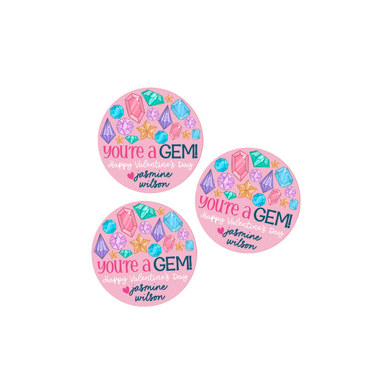 You're a Gem Valentines Day Stickers