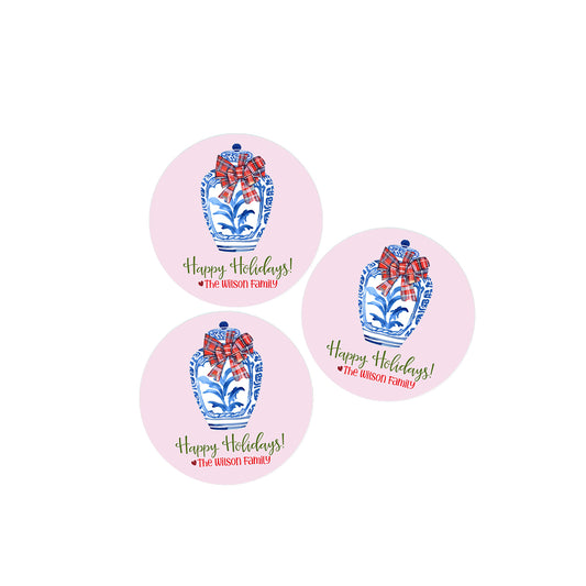 Ginger Jar Holiday Stickers