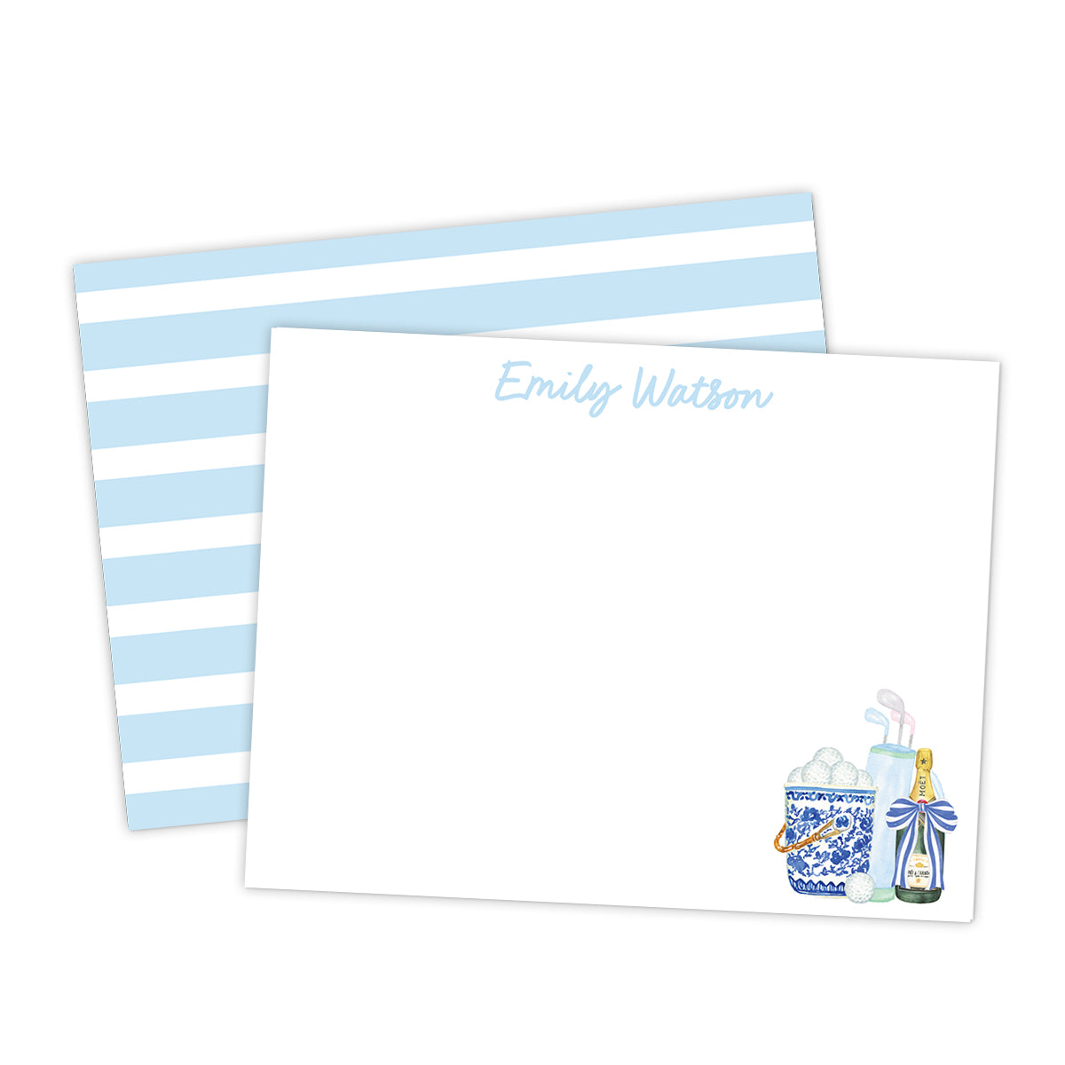 Golf & Champagne Stationery