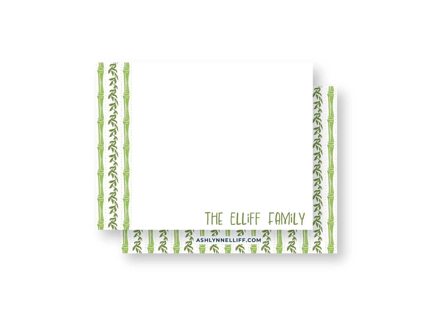 Green Bamboo Stationery