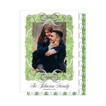 Grey & Greenery Christmas Cards