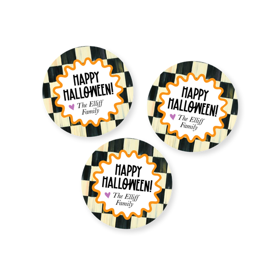 Halloween Check Stickers
