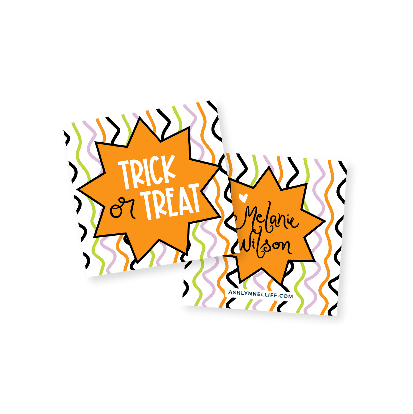 Trick or Treat Halloween Gift Tag