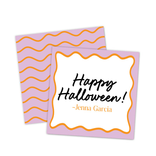 Squiggle Halloween Gift Tag