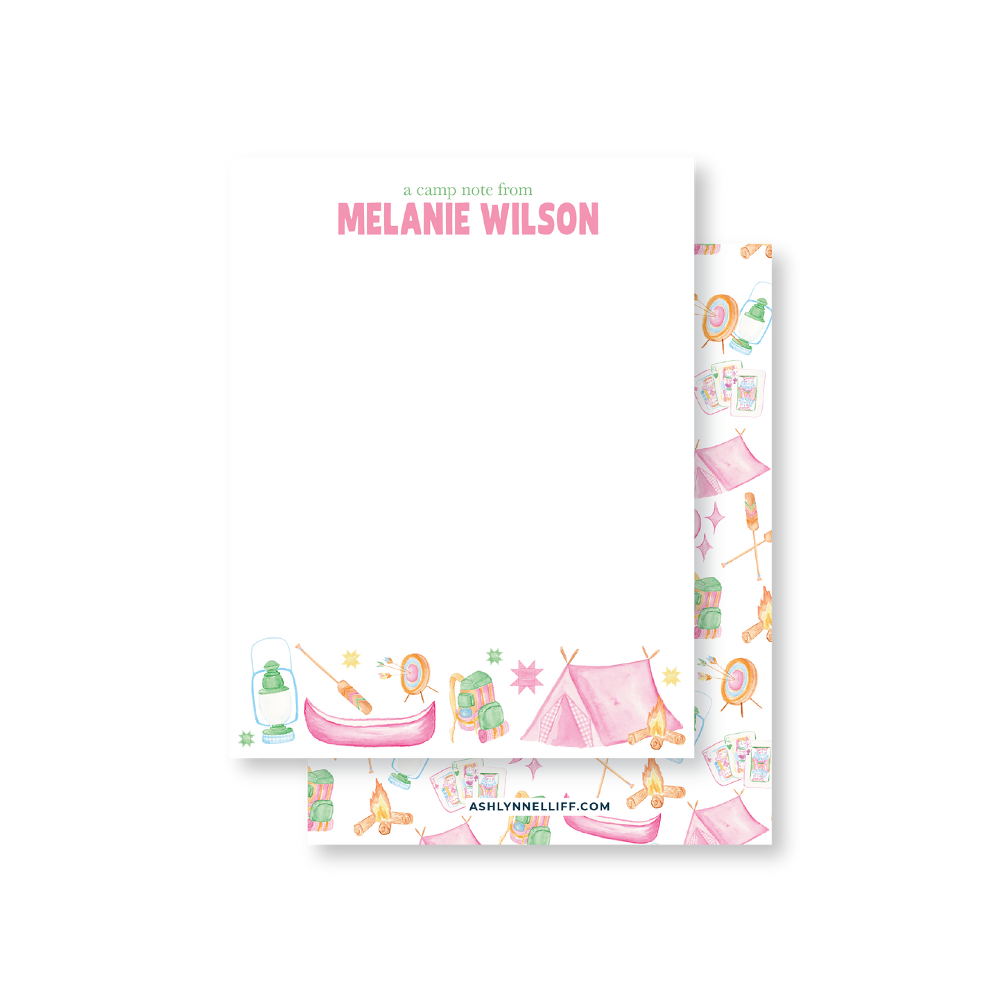 Camp Pink No. 1 Stationery
