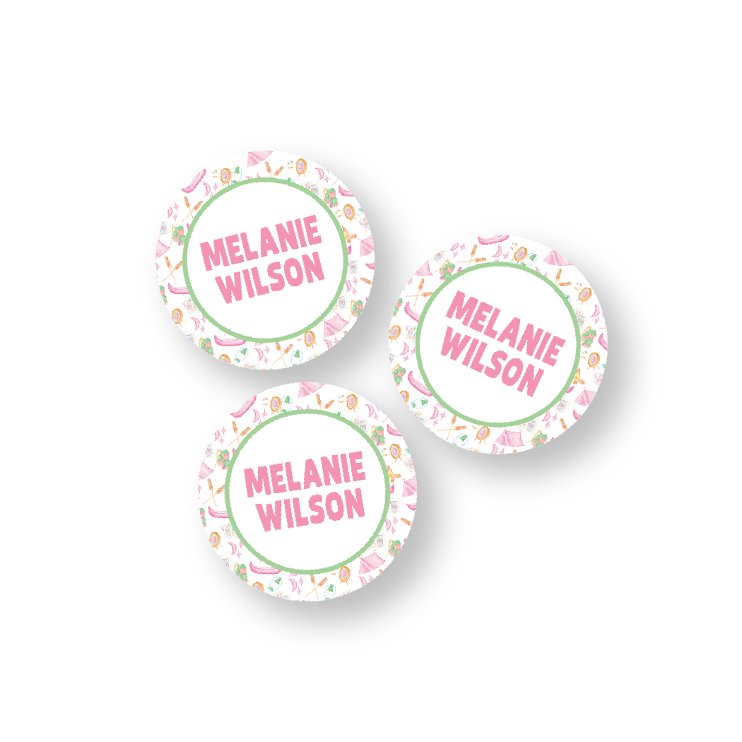 Camp Pink No. 1 Stickers