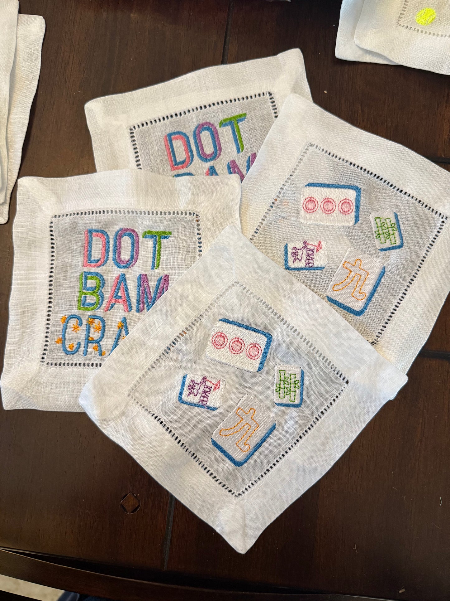 Mahjong Cocktail Napkins