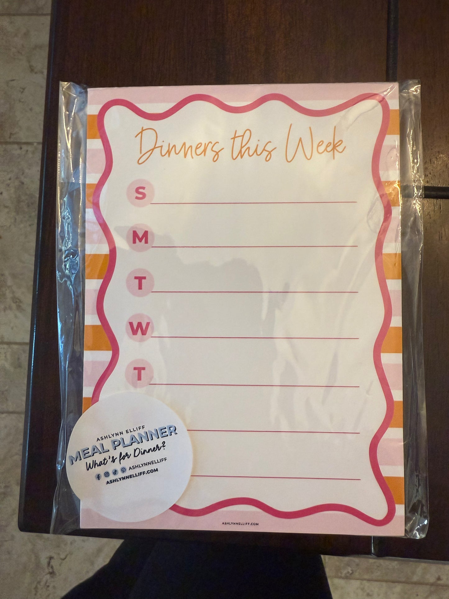 Porch Party - Menu Planner Notepads