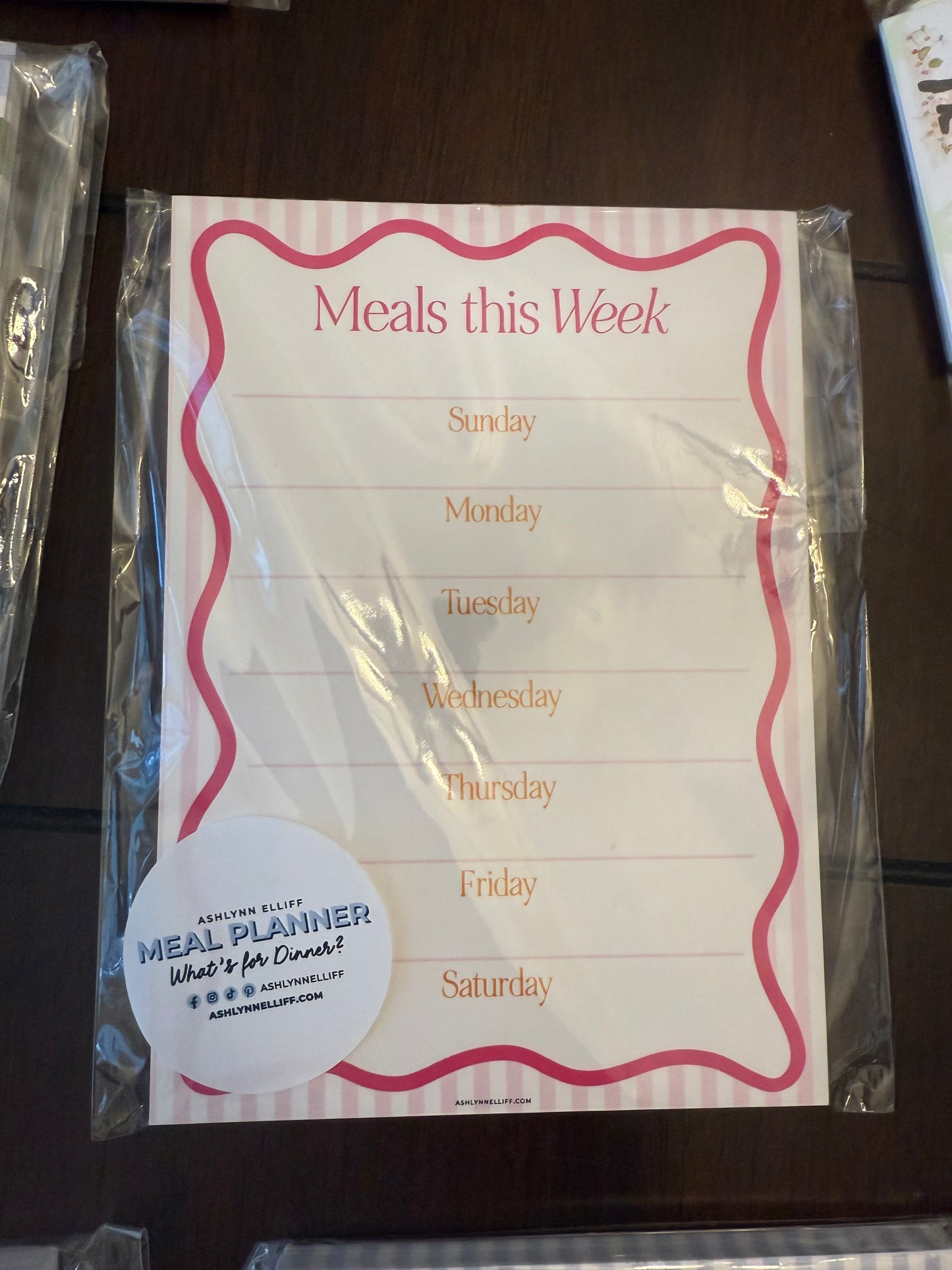 Porch Party - Menu Planner Notepads