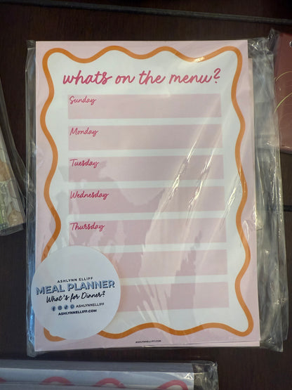 Porch Party - Menu Planner Notepads