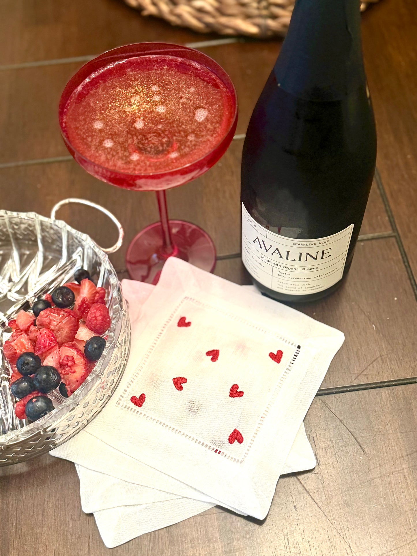 Hearts Cocktail Napkins