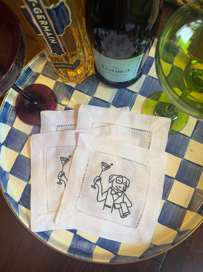 Dog Butler Happy Hour Cocktail Napkins