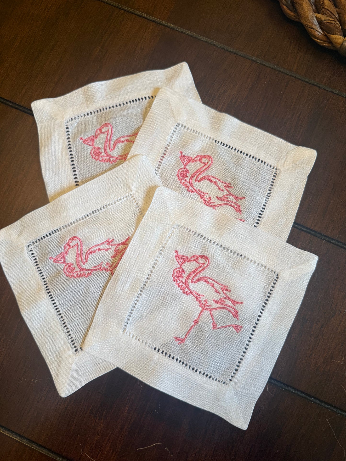 Flamingo Happy Hour Cocktail Napkins