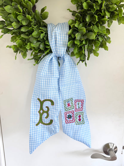 Wreath Sashes (Patterned)