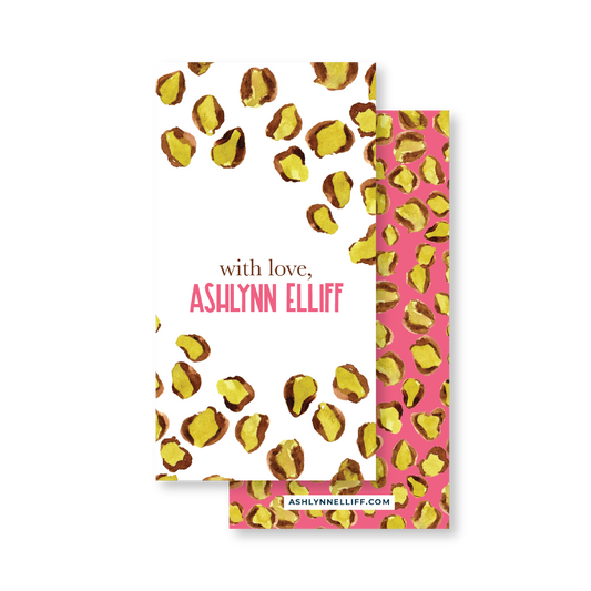 Elegant Leopard Gift Tag