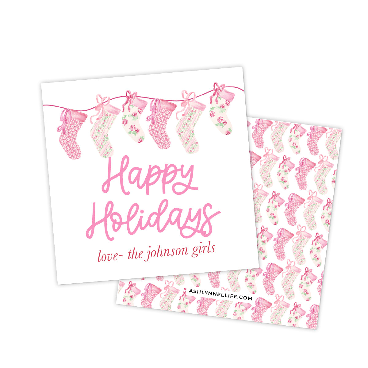 Love Shack Stockings Holiday Gift Tag