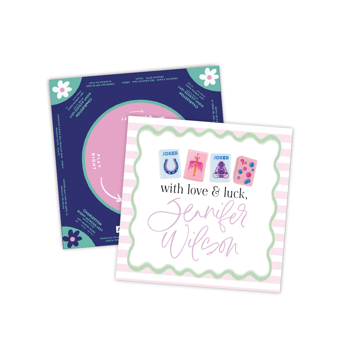 Mahjong (with Love & Luck) Gift Tag