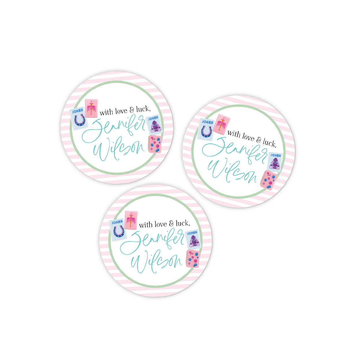 Mahjong (with Love & Luck) Stickers