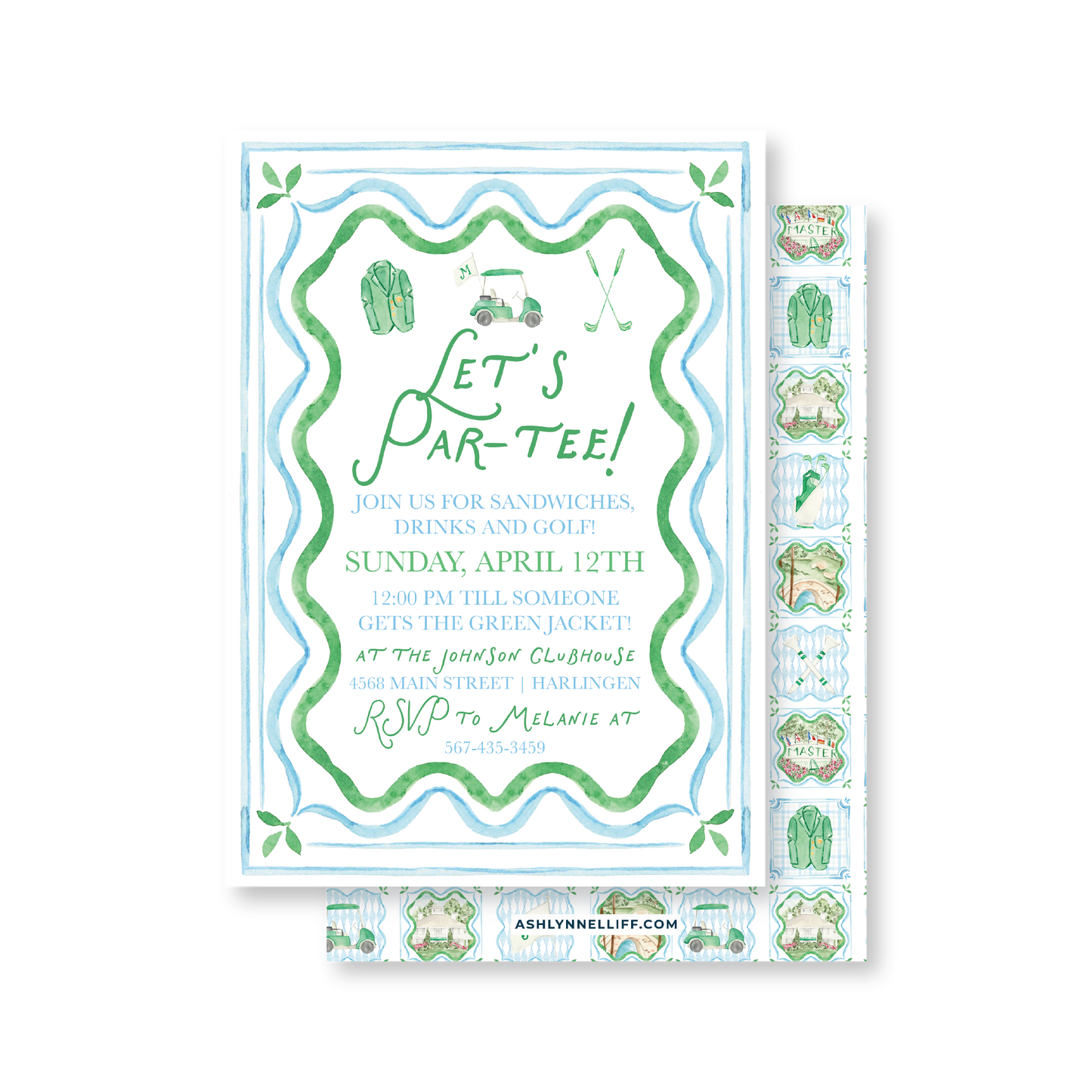Masters Par-tee Party Invitation